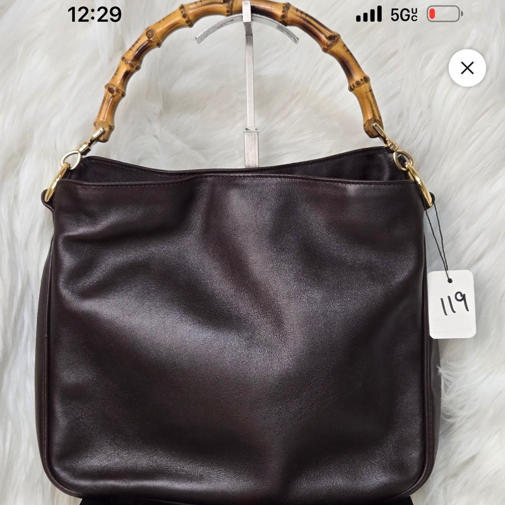 Gucci Diana Bamboo Brown Cowhide Hobo